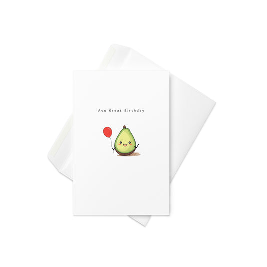 Avo Tolle Geburtstagskarte. Vom Mond