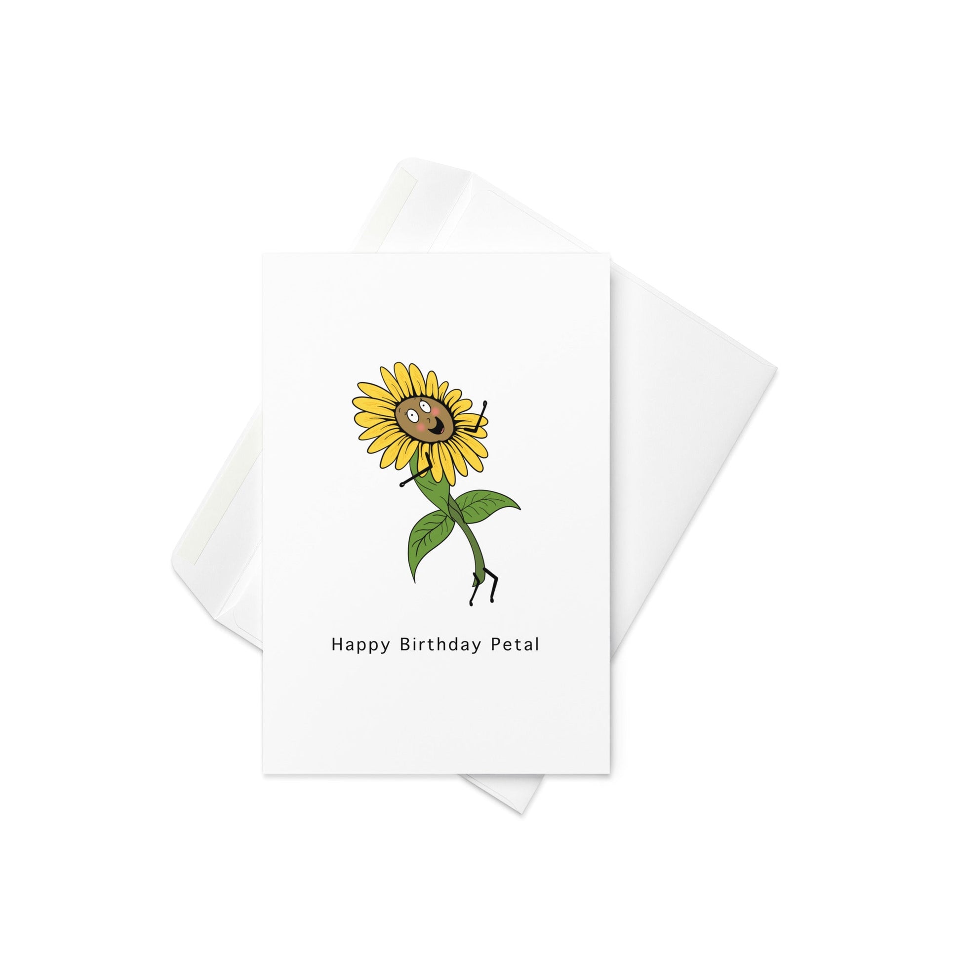 Birthday Petal/Flower, Birthday Card. By The Moon - By The Moon
